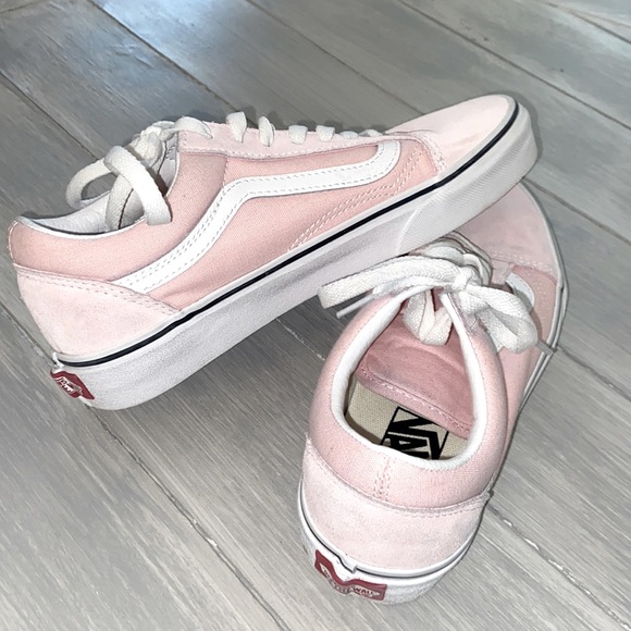 pink lace up vans